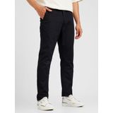 Vansvoor mannen. VN000HZABLK1 Authentieke zwarte getailleerde chino broek zwart (26/30), Casual, Katoen