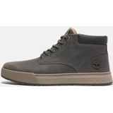 Timberland Maple Grove - Schoenen - Groen - Leer - Middenhoge Vetersluiting