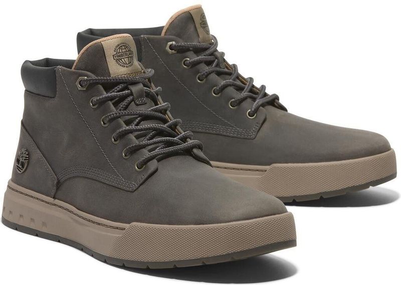 Timberland Maple Grove - Schoenen - Groen - Leer - Middenhoge Vetersluiting