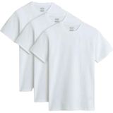 VANS - T-shirt - Wit - 3 Pack - Halve Mouw - Ronde Hals
