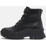 Veterlaarsjes - Effen - Leer - Middelhoge Hak - Flexibele Zool