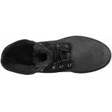 Timberland - Authentic Mid Warm Lined Waterproof Boot - Snowboots - Zwart - Nubuck