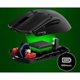 HyperX Pulsefire Haste 2 Mini Wireless Black Gaming Mouse muis Gamen Ambidextrous RF Wireless + Bluetooth + USB Type-A Optisch 26000 DPI