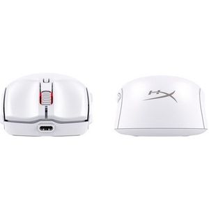 HyperX Pulsefire Haste 2 Mini Wireless White Gaming Mouse muis Gamen Ambidextrous RF Wireless + Bluetooth + USB Type-A Optisch 26000 DPI