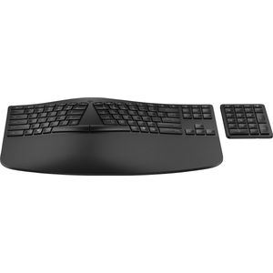 HP 960 - Draadloos Toetsenbord - Ergonomisch - Zwart - Qwerty - ISO Layout