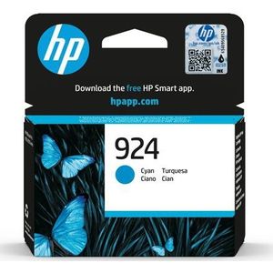 HP 924 Cyan Original Ink Cartridge inktcartridge 1 stuk(s) Origineel Normaal rendement