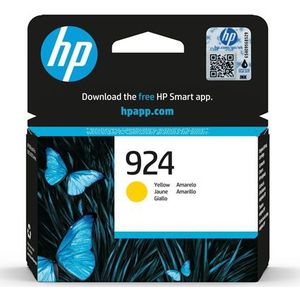 HP 924 Yellow Original Ink Cartridge inktcartridge 1 stuk(s) Origineel Normaal rendement Geel
