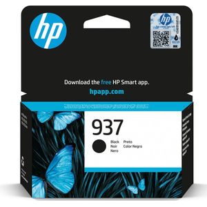 HP 937 Black Original Ink Cartridge inktcartridge 1 stuk(s) Origineel Normaal rendement Zwart