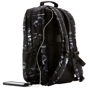 HP Campus Marble Stone XL Backpack rugzak Casual rugzak Zwart, Grijs Polyester, Polyfoam