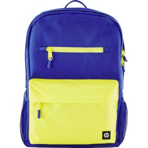 HP Campus Blue Backpack rugzak Casual rugzak Blauw, Geel Polyester, Polyfoam