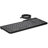 HP 405 Multi-Device BL WD KBD AZERTY BE toetsenbord Kantoor USB Zwart
