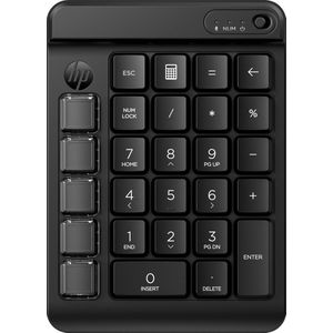 HP 430 Draadloos Numeriek Toetsenbord - Programmeerbaar - Zwart