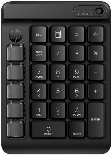 HP 435 Programmable Wireless Keypad toetsenbord Thuis Bluetooth Nee Zwart