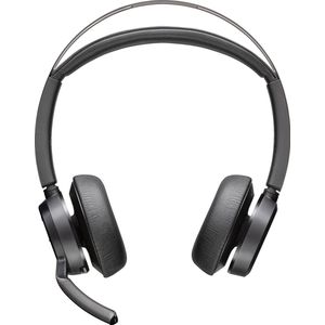 POLY Voyager Focus 2 UC Headset + USB A naar USB C kabel + oplaadstatief