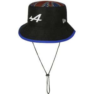 Alpine Silverstone Bucket Stoffen Hoed by New Era Stoffen hoeden