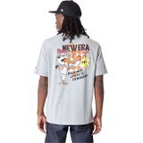New Era Character Os T-shirt Met Korte Mouwen Grijs L Man
