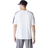 New Era Nba Colour Block Os Los Angeles Lakers T-shirt Met Korte Mouwen Wit L Man