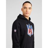 New Era - NFL Regular Hoodie - Zwart - Katoen - Geborduurd Teamlogo