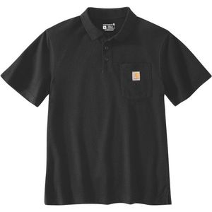 Carhartt - Men Midweight S/S Pocket - Poloshirt - Zwart - Piqué