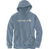 Carhartt Signature Logo Hoodie Blauw