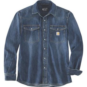 Carhartt - Montana Midweight - Overhemd - Zwart - Lange Mouwen