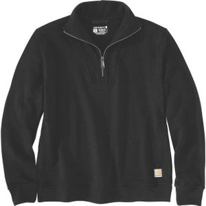 Carhartt - Fiber Series Half-Zip Sweatshirt - Zwart - Tencel Lyocell