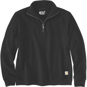 Carhartt - Fiber Series Half-Zip Sweatshirt - Zwart - Tencel Lyocell