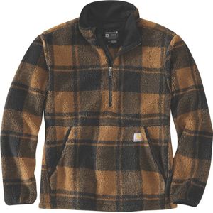 Carhartt Loose Fit Fleece Pullover 106443 Carhartt Brown/Black Plaid
