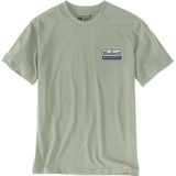 Carhartt - Men Script S/S Patch - T-shirt - Sage