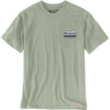 Carhartt - Men Script S/S Patch - T-shirt - Sage