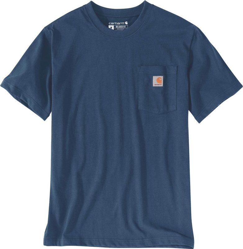 Carhartt - Workwear Pocket T-Shirt - Deep Ocean - 100% Katoen