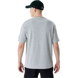 New Era New York Yankees Mlb Team Patch T-shirt Met Korte Mouwen Grijs L Man