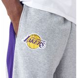 New Era Trainingsbroek Heren - Grijs - Lakers - Katoen en Polyester