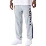 New Era Trainingsbroek Heren - Grijs - Lakers - Katoen en Polyester