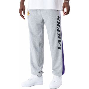 New Era Trainingsbroek Heren - Grijs - Lakers - Katoen en Polyester