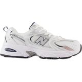 New Balance - 550 - Basketbalschoenen - Wit Zwart - Leer Suède