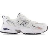 New Balance - 550 - Basketbalschoenen - Wit Zwart - Leer Suède