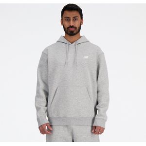 New Balance Sport Essentials Fleece Hoodie Heren Trui - ATHLETIC GREY