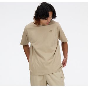 New Balance NB Athletics Cotton T-Shirt Heren T-shirt - STONEWARE