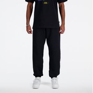 New Balance Fleece Jogger Heren Broek - Zwart