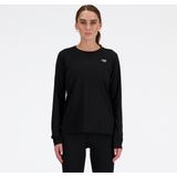 New Balance Long Sleeve Dames Sportshirt - Zwart