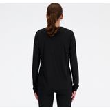 New Balance Long Sleeve Dames Sportshirt - Zwart