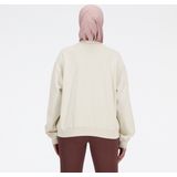 New Balance NB Athletics French Terry Crew Dames Trui - LINEN