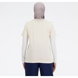 Gevoerde T-shirt - Ronde Hals - Jersey - Logoprint - Kwartmouw