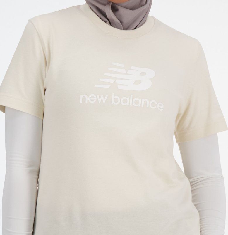 Gevoerde T-shirt - Ronde Hals - Jersey - Logoprint - Kwartmouw