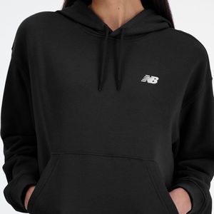 New Balance - Sport Essentials French Terry Hoodie - Zwart - 100% Katoen