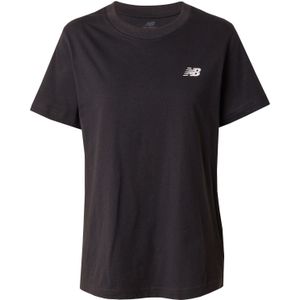 New Balance - Jersey Small Logo - T-shirt - Zwart - Katoen