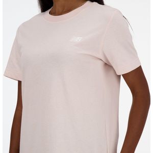 New Balance Jersey Small Logo T-Shirt Dames T-shirt - QUARTZ PINK
