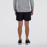 New Balance - AC Gevoerde 5 Inch Shorts - Zwart - Katoen - Sneldrogende Technologie