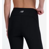 New Balance Sleek 27 Inch High Rise Legging Dames Sportlegging - Zwart
